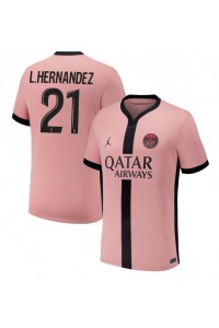 Paris Saint-Germain Lucas Hernandez #21 Fotballdrakt Tredje Klær 2024-25 Korte ermer